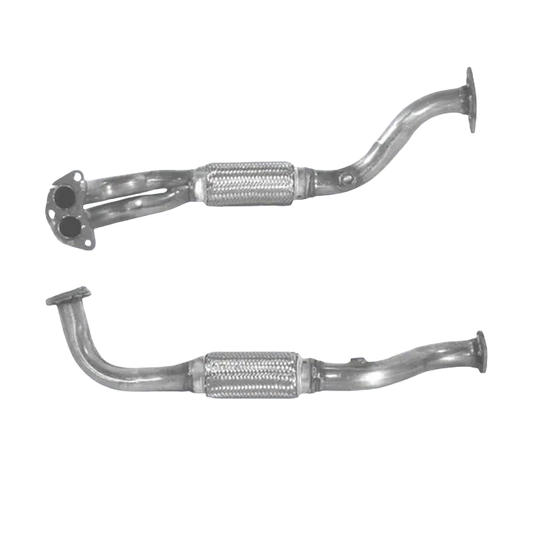Auspuffrohr Abgasrohr Flexrohr Hosenrohr Abgaskrümmer Rohr bis EURO 2 E-Prüfzeichen für MITSUBISHI GALANT 2L 16-V-4G93-Motor u.a. BM CATALYSTS