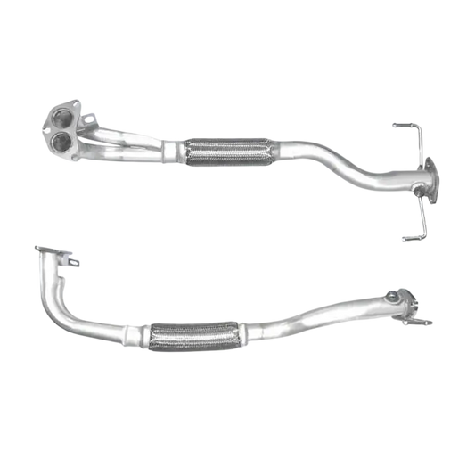 Auspuffrohr Abgasrohr Flexrohr Hosenrohr Abgaskrümmer Rohr bis EURO 2 E-Prüfzeichen für MITSUBISHI GALANT 2L 16v 4G63 Motor Twin f/pipe u.a. BM CATALYSTS