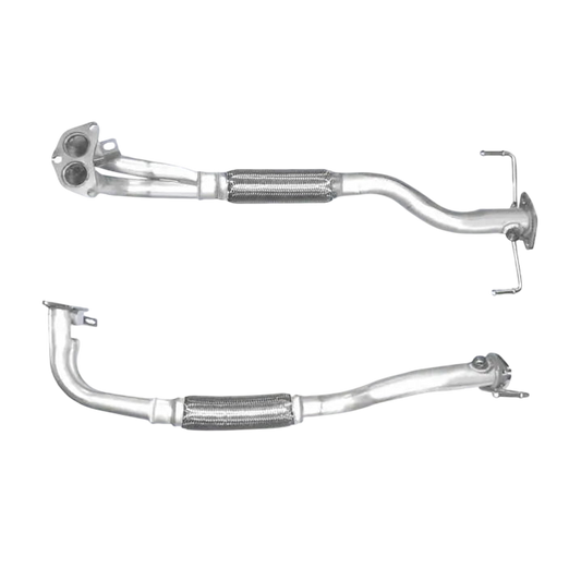 Auspuffrohr Abgasrohr Flexrohr Hosenrohr Abgaskrümmer Rohr bis EURO 2 E-Prüfzeichen für MITSUBISHI GALANT 2L 16v 4G63 Motor Twin f/pipe u.a. BM CATALYSTS
