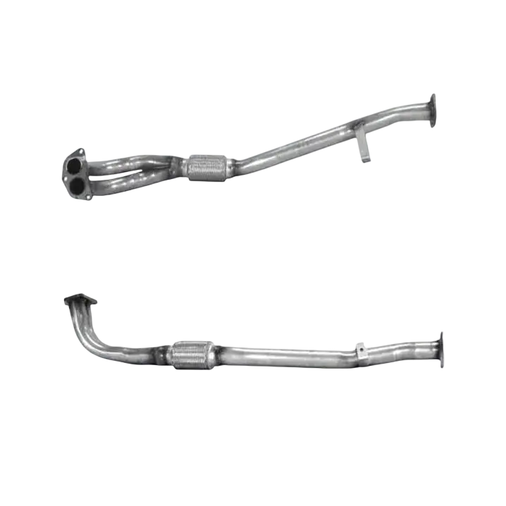 Auspuffrohr Abgasrohr Flexrohr Hosenrohr Abgaskrümmer Rohr bis EURO 2 E-Prüfzeichen für MITSUBISHI GALANT 2L GTi 4WD 4WS 4G63 Motor u.a. BM CATALYSTS