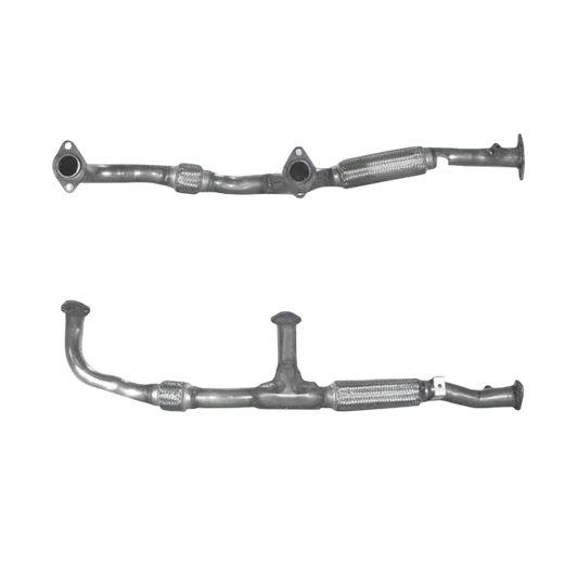 Auspuffrohr Abgasrohr Flexrohr Hosenrohr Abgaskrümmer Rohr bis EURO 2 E-Prüfzeichen für MITSUBISHI GTO 3L V6 ohne Turbo japanischer Import u.a. BM CATALYSTS