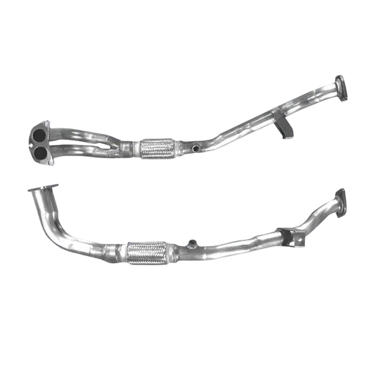 Auspuffrohr Abgasrohr Flexrohr Hosenrohr Abgaskrümmer Rohr bis EURO 2 E-Prüfzeichen für MITSUBISHI LANCER 1.6L 16 V C66A u.a. BM CATALYSTS