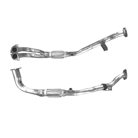 Auspuffrohr Abgasrohr Flexrohr Hosenrohr Abgaskrümmer Rohr bis EURO 2 E-Prüfzeichen für MITSUBISHI LANCER 1.6L 16 V C66A u.a. BM CATALYSTS