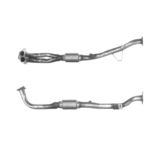 Auspuffrohr Abgasrohr Flexrohr Hosenrohr Abgaskrümmer Rohr bis EURO 2 E-Prüfzeichen für MITSUBISHI SPACE 1.8L 16-V-4G93-Motor u.a. BM CATALYSTS