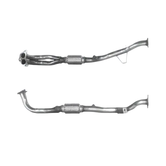 Auspuffrohr Abgasrohr Flexrohr Hosenrohr Abgaskrümmer Rohr bis EURO 2 E-Prüfzeichen für MITSUBISHI SPACE 1.8L 16-V-4G93-Motor u.a. BM CATALYSTS