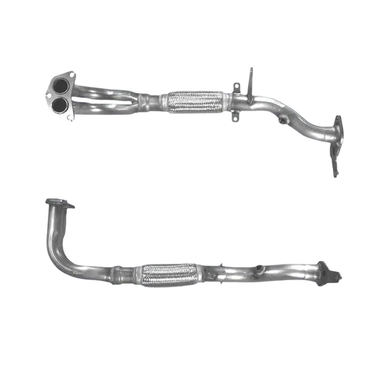 Auspuffrohr Abgasrohr Flexrohr Hosenrohr Abgaskrümmer Rohr bis EURO 2 E-Prüfzeichen für MITSUBISHI SPACE 1.8L GDi 16v 4G93 Motor twin f/pipe... BM CATALYSTS