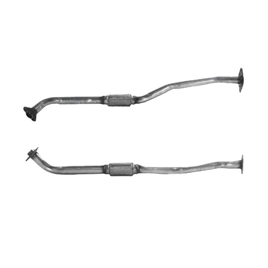 Auspuffrohr Abgasrohr Flexrohr Hosenrohr Abgaskrümmer Rohr bis EURO 2 E-Prüfzeichen für NISSAN 100NX 1.6L 16 V u.a. BM CATALYSTS
