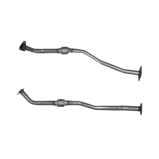 Auspuffrohr Abgasrohr Flexrohr Hosenrohr Abgaskrümmer Rohr bis EURO 2 E-Prüfzeichen für NISSAN ALMERA 1.6L GA16DE-Motor u.a. BM CATALYSTS