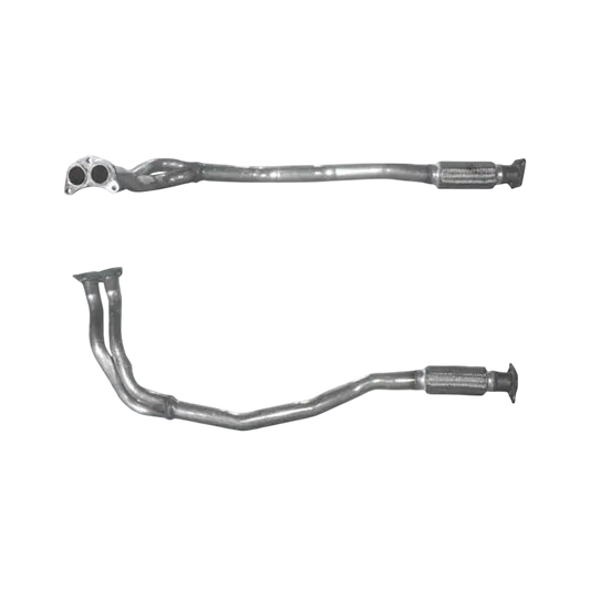 Auspuffrohr Abgasrohr Flexrohr Hosenrohr Abgaskrümmer Rohr bis EURO 2 E-Prüfzeichen für NISSAN PATROUILLIEREN 4.2L TD42 Motor u.a. BM CATALYSTS