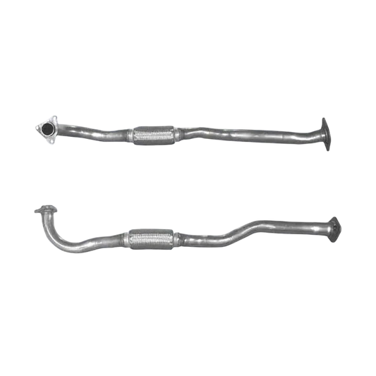 Auspuffrohr Abgasrohr Flexrohr Hosenrohr Abgaskrümmer Rohr bis EURO 2 E-Prüfzeichen für NISSAN PRIMERA 2L 16V Kombi Typ W10; SR20DI/E-Motor u.a. BM CATALYSTS