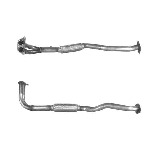 Auspuffrohr Abgasrohr Flexrohr Hosenrohr Abgaskrümmer Rohr bis EURO 2 E-Prüfzeichen für NISSAN PRIMERA 2L 16V Kombi Typ W10; SR20DI u.a. BM CATALYSTS