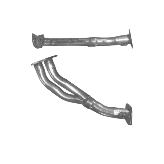 Auspuffrohr Abgasrohr Flexrohr Hosenrohr Abgaskrümmer Rohr bis EURO 2 E-Prüfzeichen für NISSAN SERENA 2L SR20DE Motor 18mm Lambda u.a. BM CATALYSTS
