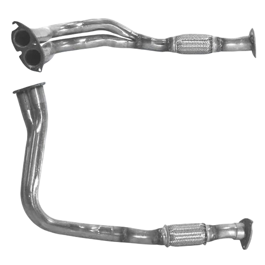 Auspuffrohr Abgasrohr Flexrohr Hosenrohr Abgaskrümmer Rohr bis EURO 2 E-Prüfzeichen für OPEL ASTRA F 1.7L Diesel u.a. BM CATALYSTS