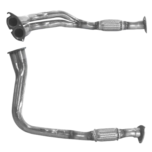 Auspuffrohr Abgasrohr Flexrohr Hosenrohr Abgaskrümmer Rohr bis EURO 2 E-Prüfzeichen für OPEL ASTRA F 1.7L Diesel u.a. BM CATALYSTS