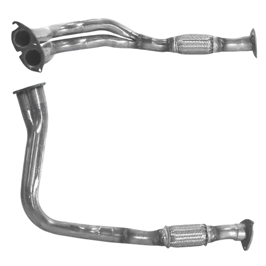 Auspuffrohr Abgasrohr Flexrohr Hosenrohr Abgaskrümmer Rohr bis EURO 2 E-Prüfzeichen für OPEL ASTRA F 1.7L Diesel u.a. BM CATALYSTS
