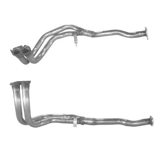 Auspuffrohr Abgasrohr Flexrohr Hosenrohr Abgaskrümmer Rohr bis EURO 2 E-Prüfzeichen für OPEL ASTRA F 1.8L 8 V SPi u.a. BM CATALYSTS
