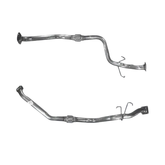 Auspuffrohr Abgasrohr Flexrohr Hosenrohr Abgaskrümmer Rohr bis EURO 2 E-Prüfzeichen für OPEL CAMPO 2.5L Turbodiesel 2WD 4JA1-T Motor u.a. BM CATALYSTS