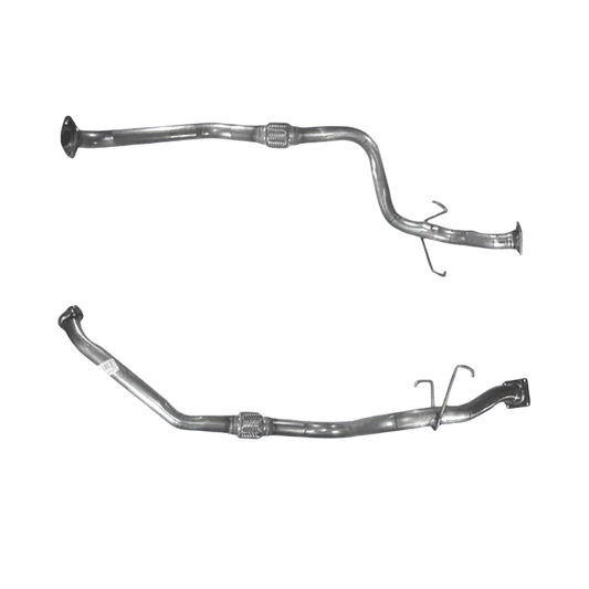 Auspuffrohr Abgasrohr Flexrohr Hosenrohr Abgaskrümmer Rohr bis EURO 2 E-Prüfzeichen für OPEL CAMPO 2.5L Turbodiesel 2WD 4JA1-T Motor u.a. BM CATALYSTS