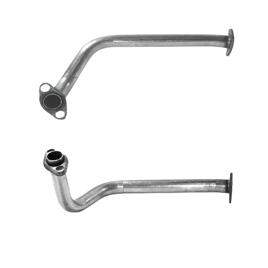 Auspuffrohr Abgasrohr Flexrohr Hosenrohr Abgaskrümmer Rohr bis EURO 2 E-Prüfzeichen für OPEL CORSA A 1.4L Limousine Hatchback Van u.a. BM CATALYSTS
