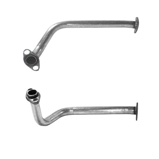 Auspuffrohr Abgasrohr Flexrohr Hosenrohr Abgaskrümmer Rohr bis EURO 2 E-Prüfzeichen für OPEL CORSA A 1.4L Limousine Hatchback Van u.a. BM CATALYSTS