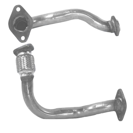 Auspuffrohr Abgasrohr Flexrohr Hosenrohr Abgaskrümmer Rohr bis EURO 2 E-Prüfzeichen für RENAULT CLIO 1.2L Mit Flex D7F u.a. BM CATALYSTS