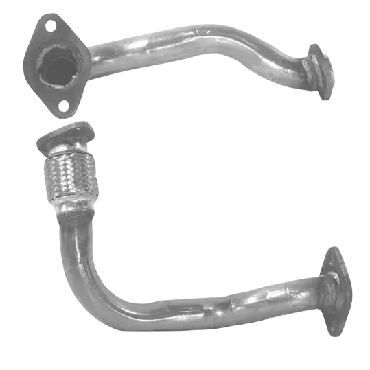Auspuffrohr Abgasrohr Flexrohr Hosenrohr Abgaskrümmer Rohr bis EURO 2 E-Prüfzeichen für RENAULT CLIO 1.2L Mit Flex D7F u.a. BM CATALYSTS