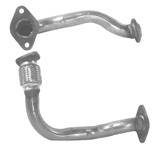 Auspuffrohr Abgasrohr Flexrohr Hosenrohr Abgaskrümmer Rohr bis EURO 2 E-Prüfzeichen für RENAULT CLIO 1.2L Mit Flex D7F u.a. BM CATALYSTS