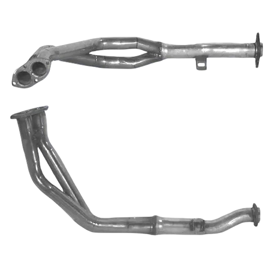Auspuffrohr Abgasrohr Flexrohr Hosenrohr Abgaskrümmer Rohr bis EURO 2 E-Prüfzeichen für RENAULT ESPACE 2L Mk.2 J7R768 Motor u.a. BM CATALYSTS