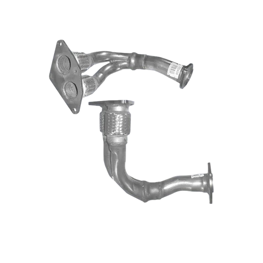 Auspuffrohr Abgasrohr Flexrohr Hosenrohr Abgaskrümmer Rohr bis EURO 2 E-Prüfzeichen für RENAULT MEGANE 2L Mk.1 16v F7R-Motoren u.a. BM CATALYSTS