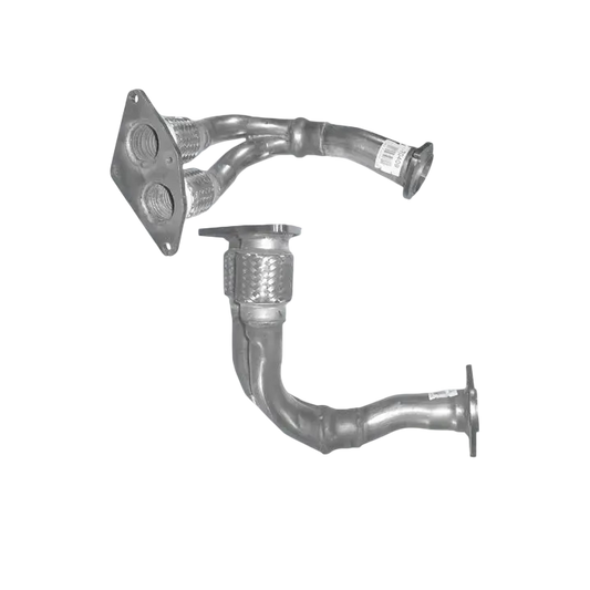 Auspuffrohr Abgasrohr Flexrohr Hosenrohr Abgaskrümmer Rohr bis EURO 2 E-Prüfzeichen für RENAULT MEGANE 2L Mk.1 16v F7R-Motoren u.a. BM CATALYSTS