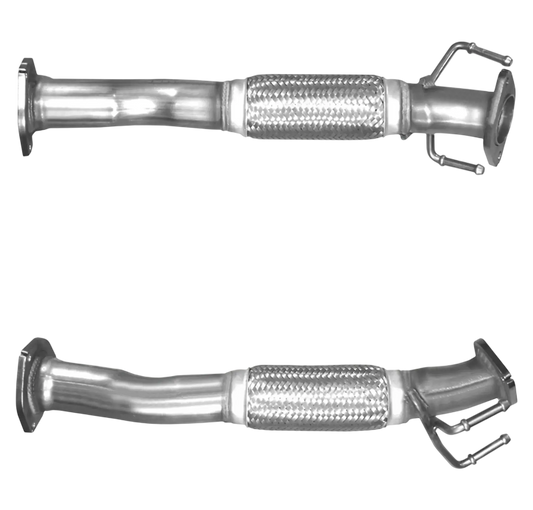Auspuffrohr Abgasrohr Flexrohr Hosenrohr Abgaskrümmer Rohr bis EURO 2 E-Prüfzeichen für RENAULT SAFRANE 2.2L Turbodiesel G8T 740 Motor u.a. BM CATALYSTS