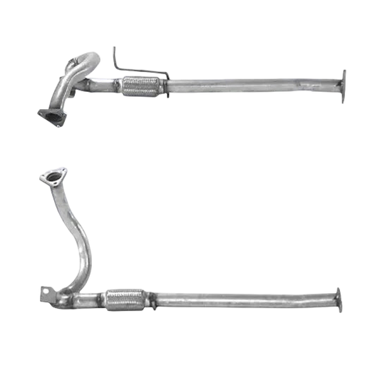 Auspuffrohr Abgasrohr Flexrohr Hosenrohr Abgaskrümmer Rohr bis EURO 2 E-Prüfzeichen für ROVER 115 1.5L D TUD 5 Kraftfahrzeug ohne Kat u.a. BM CATALYSTS