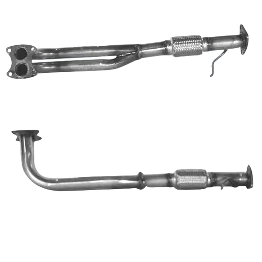 Auspuffrohr Abgasrohr Flexrohr Hosenrohr Abgaskrümmer Rohr bis EURO 2 E-Prüfzeichen für ROVER 214 1.4L Mk.2 16v MPi u.a. BM CATALYSTS