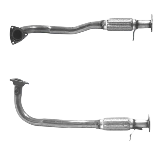 Auspuffrohr Abgasrohr Flexrohr Hosenrohr Abgaskrümmer Rohr bis EURO 2 E-Prüfzeichen für ROVER 214 1.4L Mk.2 SPi 18mm Boss u.a. BM CATALYSTS
