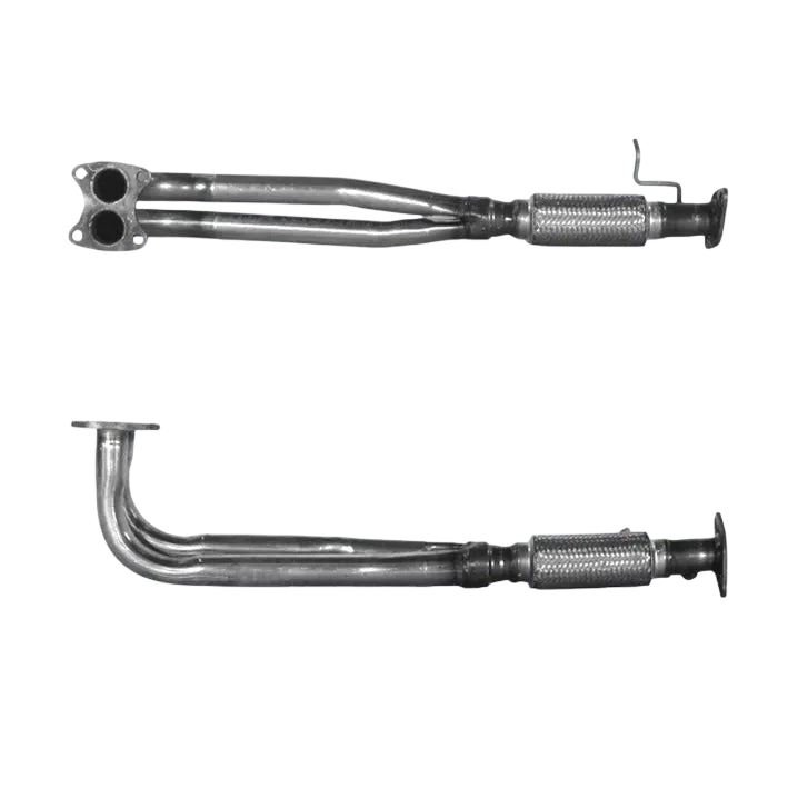 Auspuffrohr Abgasrohr Flexrohr Hosenrohr Abgaskrümmer Rohr bis EURO 2 E-Prüfzeichen für ROVER 216 1.6L Mk.3 Auto u.a. BM CATALYSTS