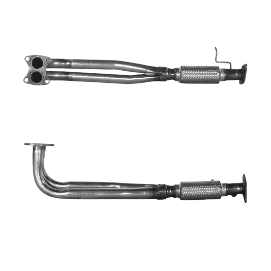 Auspuffrohr Abgasrohr Flexrohr Hosenrohr Abgaskrümmer Rohr bis EURO 2 E-Prüfzeichen für ROVER 216 1.6L Mk.3 Auto u.a. BM CATALYSTS