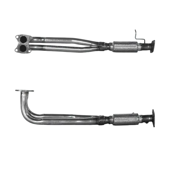 Auspuffrohr Abgasrohr Flexrohr Hosenrohr Abgaskrümmer Rohr bis EURO 2 E-Prüfzeichen für ROVER 216 1.6L Mk.3 Auto u.a. BM CATALYSTS