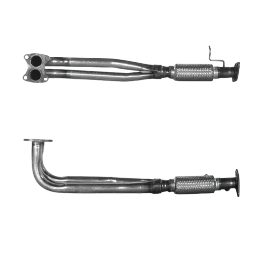 Auspuffrohr Abgasrohr Flexrohr Hosenrohr Abgaskrümmer Rohr bis EURO 2 E-Prüfzeichen für ROVER 216 1.6L Mk.3 Auto u.a. BM CATALYSTS