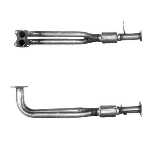 Auspuffrohr Abgasrohr Flexrohr Hosenrohr Abgaskrümmer Rohr bis EURO 2 E-Prüfzeichen für ROVER 216 1.6L Mk.3 Schaltgetriebe u.a. BM CATALYSTS