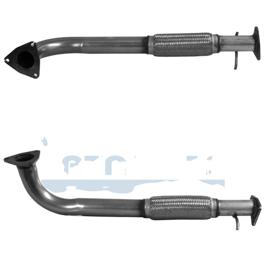 Auspuffrohr Abgasrohr Flexrohr Hosenrohr Abgaskrümmer Rohr bis EURO 2 E-Prüfzeichen für ROVER 220 2L Mk.2 16v Turbo 20 T4G Motor u.a. BM CATALYSTS