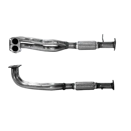 Auspuffrohr Abgasrohr Flexrohr Hosenrohr Abgaskrümmer Rohr bis EURO 2 E-Prüfzeichen für ROVER 420 2L Mk.2 T4H-Motor u.a. BM CATALYSTS
