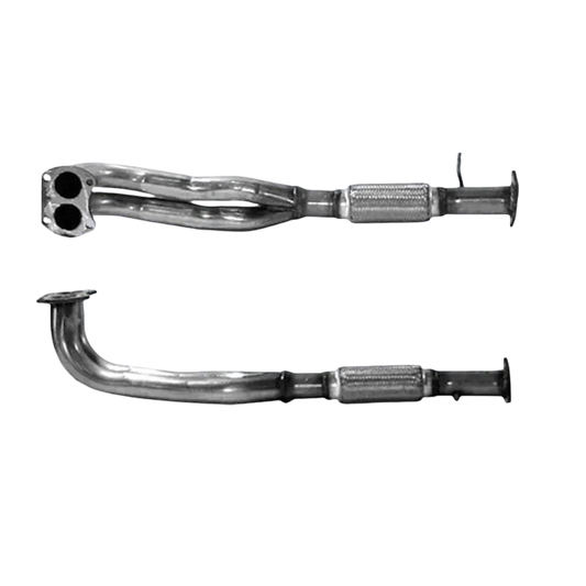 Auspuffrohr Abgasrohr Flexrohr Hosenrohr Abgaskrümmer Rohr bis EURO 2 E-Prüfzeichen für ROVER 420 2L Mk.2 T4H-Motor u.a. BM CATALYSTS