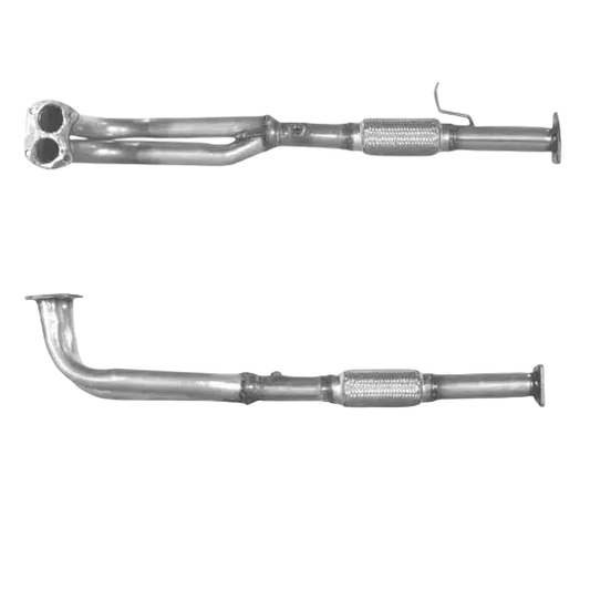 Auspuffrohr Abgasrohr Flexrohr Hosenrohr Abgaskrümmer Rohr bis EURO 2 E-Prüfzeichen für ROVER 820 2L Mk.1 16v u.a. BM CATALYSTS