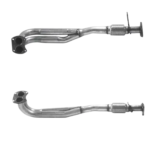 Auspuffrohr Abgasrohr Flexrohr Hosenrohr Abgaskrümmer Rohr bis EURO 2 E-Prüfzeichen für ROVER 820 2L Mk.2 16v bis Fahrgestellnummer 230966 u.a. BM CATALYSTS