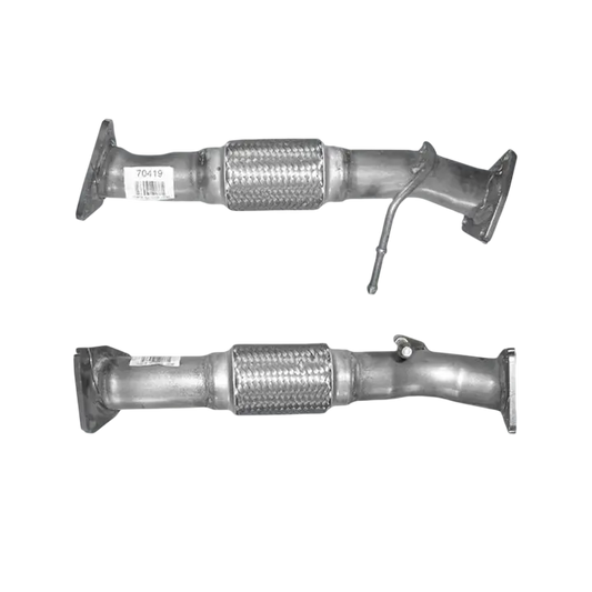 Auspuffrohr Abgasrohr Flexrohr Hosenrohr Abgaskrümmer Rohr bis EURO 2 E-Prüfzeichen für ROVER 825 2.5L 24-V-K4F-Motor Fahrgestellnummer... BM CATALYSTS