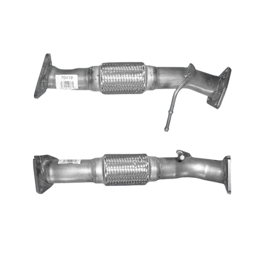 Auspuffrohr Abgasrohr Flexrohr Hosenrohr Abgaskrümmer Rohr bis EURO 2 E-Prüfzeichen für ROVER 825 2.5L 24-V-K4F-Motor Fahrgestellnummer... BM CATALYSTS