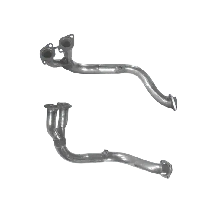 Auspuffrohr Abgasrohr Flexrohr Hosenrohr Abgaskrümmer Rohr bis EURO 2 E-Prüfzeichen für SAAB 900 2L 16v B202I Motor 4 Bolzen zum Kat u.a. BM CATALYSTS