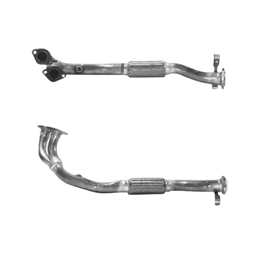 Auspuffrohr Abgasrohr Flexrohr Hosenrohr Abgaskrümmer Rohr bis EURO 2 E-Prüfzeichen für SAAB 9000 2L 16-V-B204I-Motor u.a. BM CATALYSTS