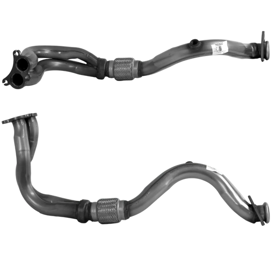 Auspuffrohr Abgasrohr Flexrohr Hosenrohr Abgaskrümmer Rohr bis EURO 2 E-Prüfzeichen für SEAT CÓRDOBA 1.6L AEE ALM Motors u.a. BM CATALYSTS