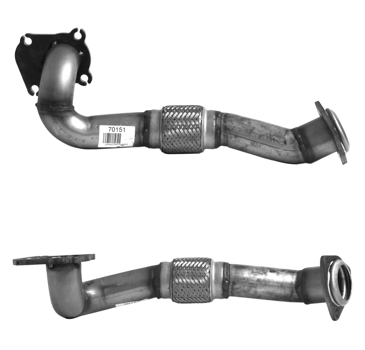 Auspuffrohr Abgasrohr Flexrohr Hosenrohr Abgaskrümmer Rohr bis EURO 2 E-Prüfzeichen für SEAT CÓRDOBA 1.9L TDi Limousine AHU; 1Z Motors u.a. BM CATALYSTS